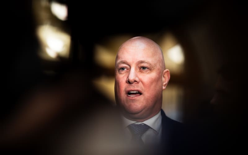 Watch live: Christopher Luxon faces questions during Auckland visit | RNZ