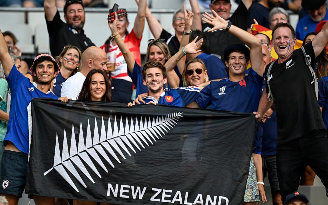 Fans and supporters. Rugby World Cup France 2023, France v New Zealand All Blacks pool match at Stade de France, Saint-Denis, France on Friday 8 September 2023. Mandatory credit: Andrew Cornaga / www.photosport.nz