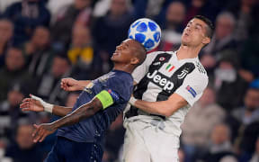 Ashley Young and Cristiano Ronaldo