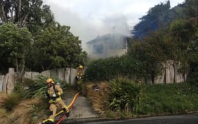 Crews were called to the fire in Beaconsfield St about 4.30pm yesterday.