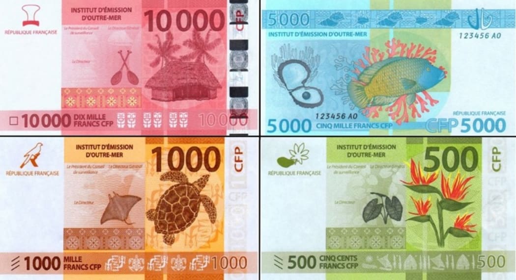 French Pacific francs