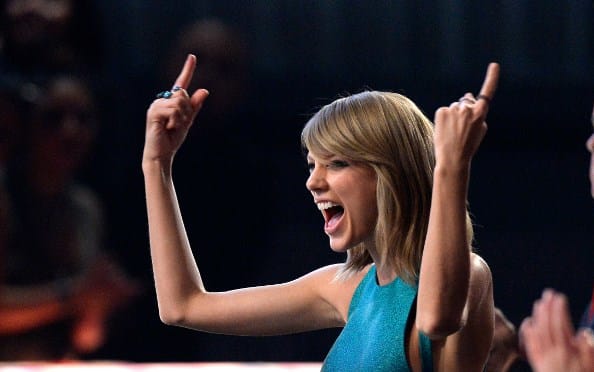 US pop star Taylor Swift