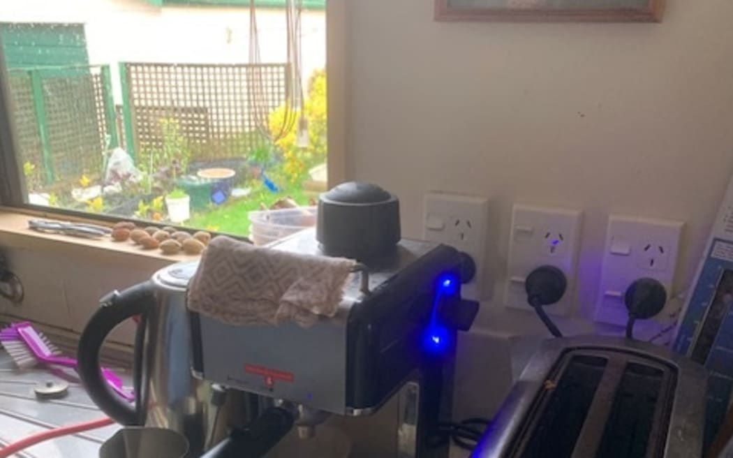 Picton resident Rob McCaw was able to use his coffee machine, jug and toaster during a power outage to around 90,000 homes at the top of the South Island by connecting them to his EV.