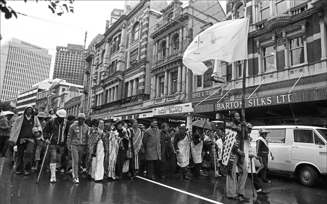 1975 Land march in Pōneke Wellington