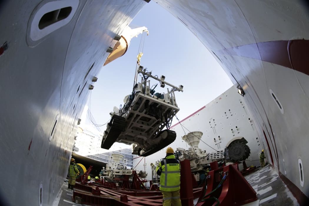 Seabed mining machinery
