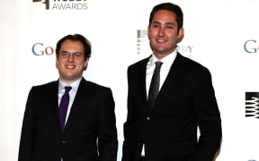 Instagram co-founders Kevin Systrom and Mike Krieger in 2012.