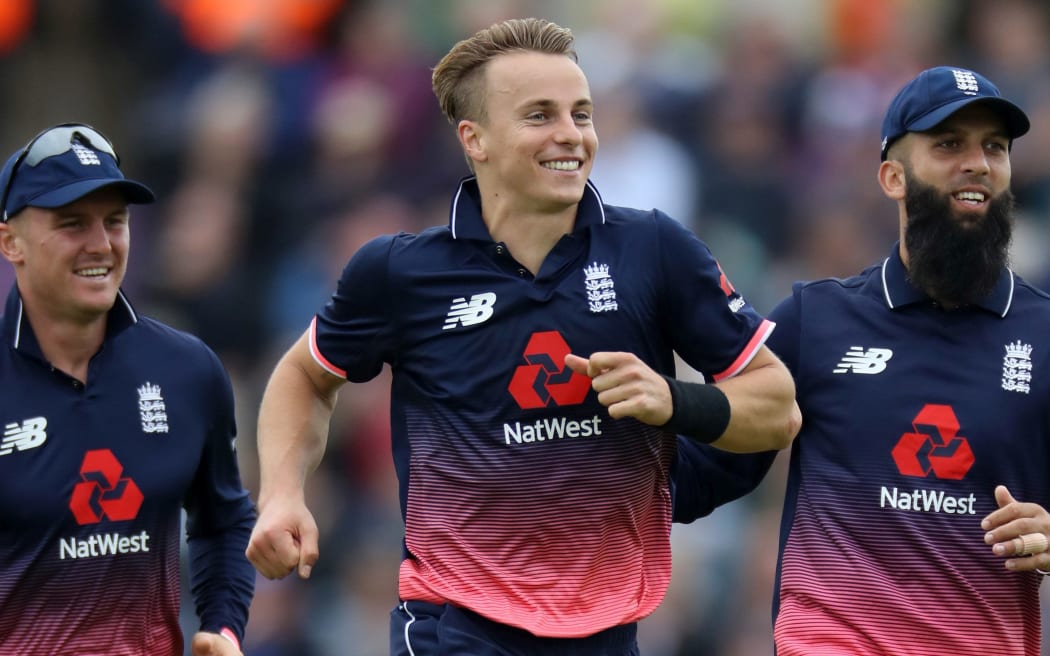 England bowler Tom Curran.