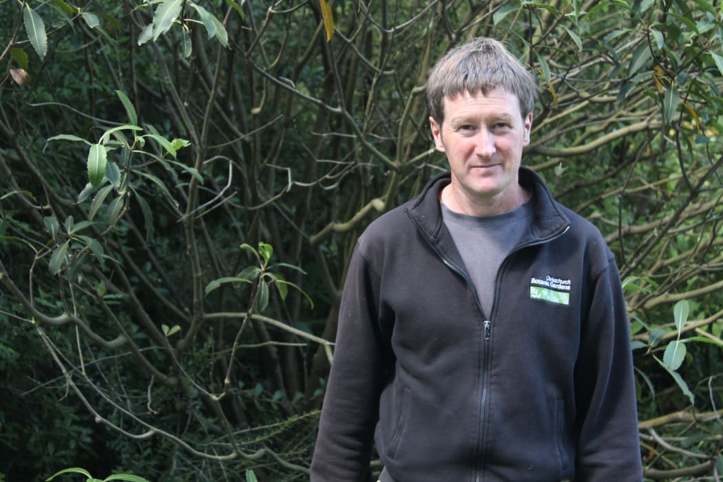 Dean Pendry, a Collection Curator at the Christchurch Botanic Gardens.