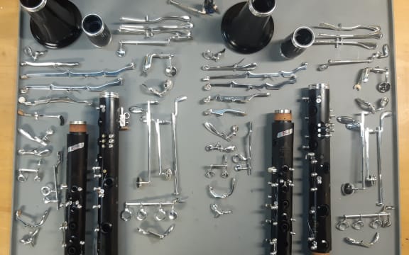 Tosca clarinets in pieces