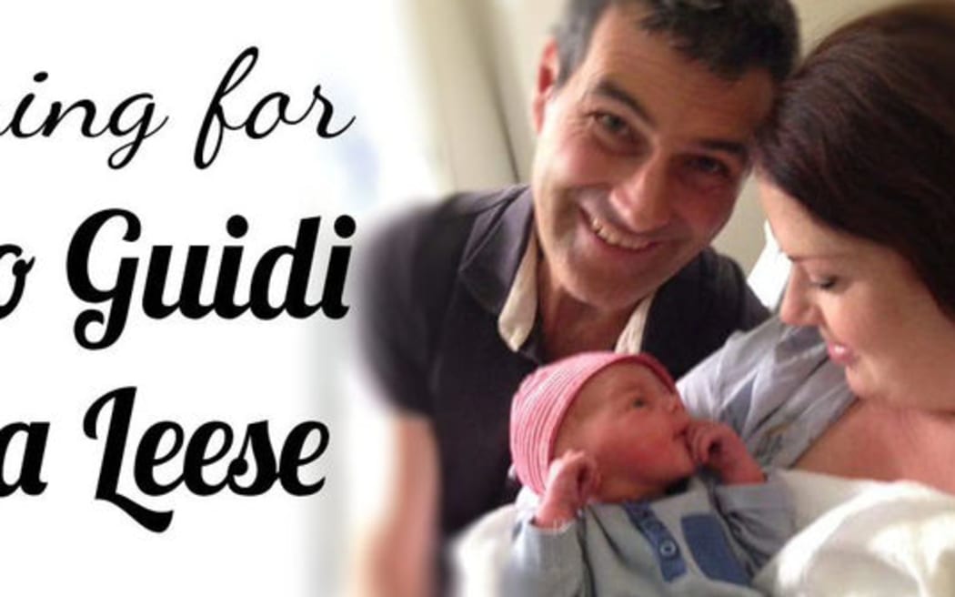 Stefano Guidi, Anna Leese and son Matteo