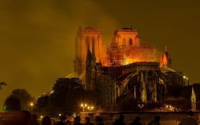 Cathedral of Notre-Dame (Notre Dame) burning 15/04/2019 ©Julien FAURE/Leextra via Leemage