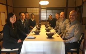 NZ business St Pierres with their pickled ginger supplier in Tochigi prefecture, Japan
