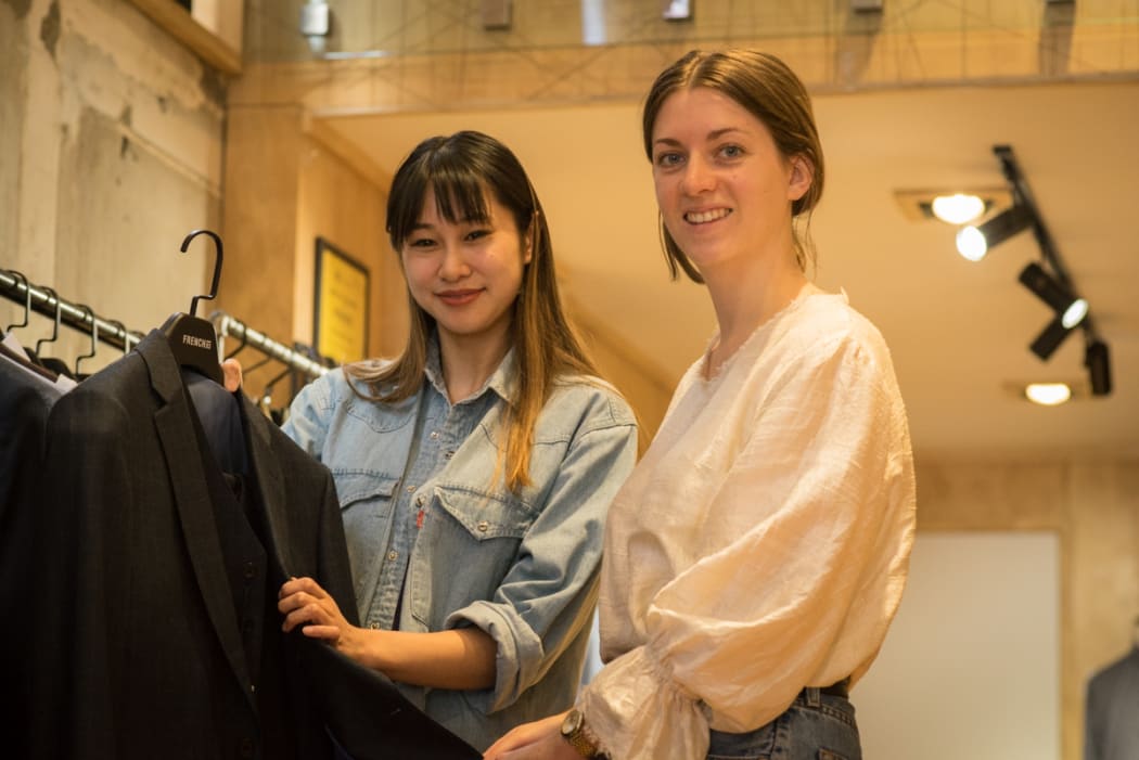 French 83's Vivian Cheng and designer, Nicole Wesseling.