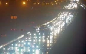 Heavy traffic on SH20 out of Auckland