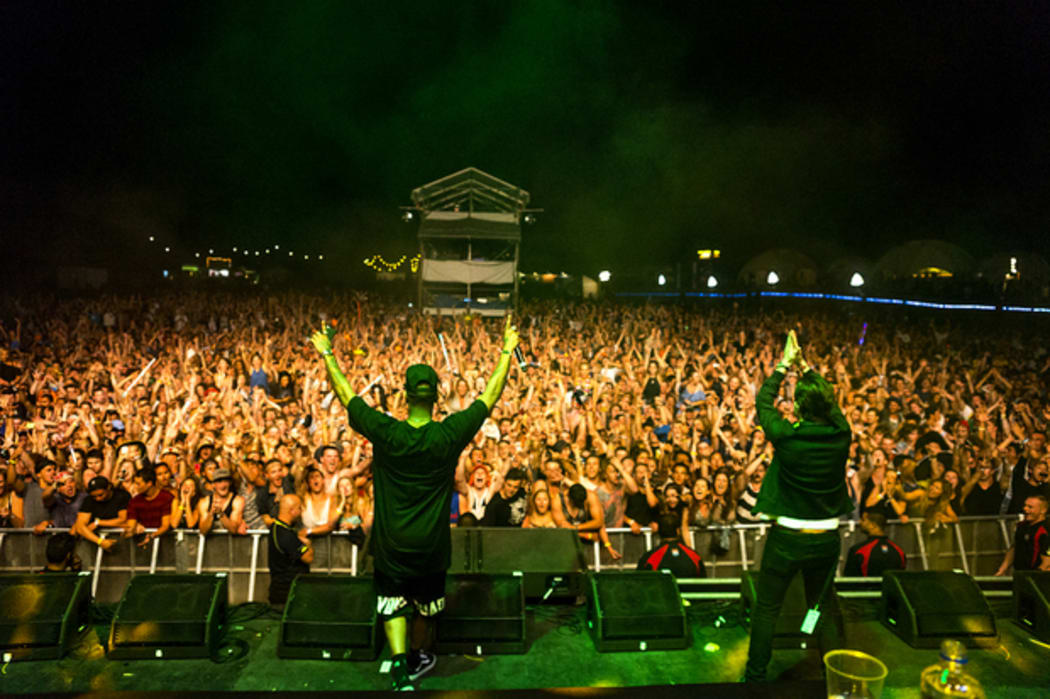 Chase and Status at Rhythm & Vines 2014.