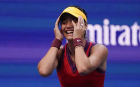 Tennis player Emma Raducanu wins the US Open