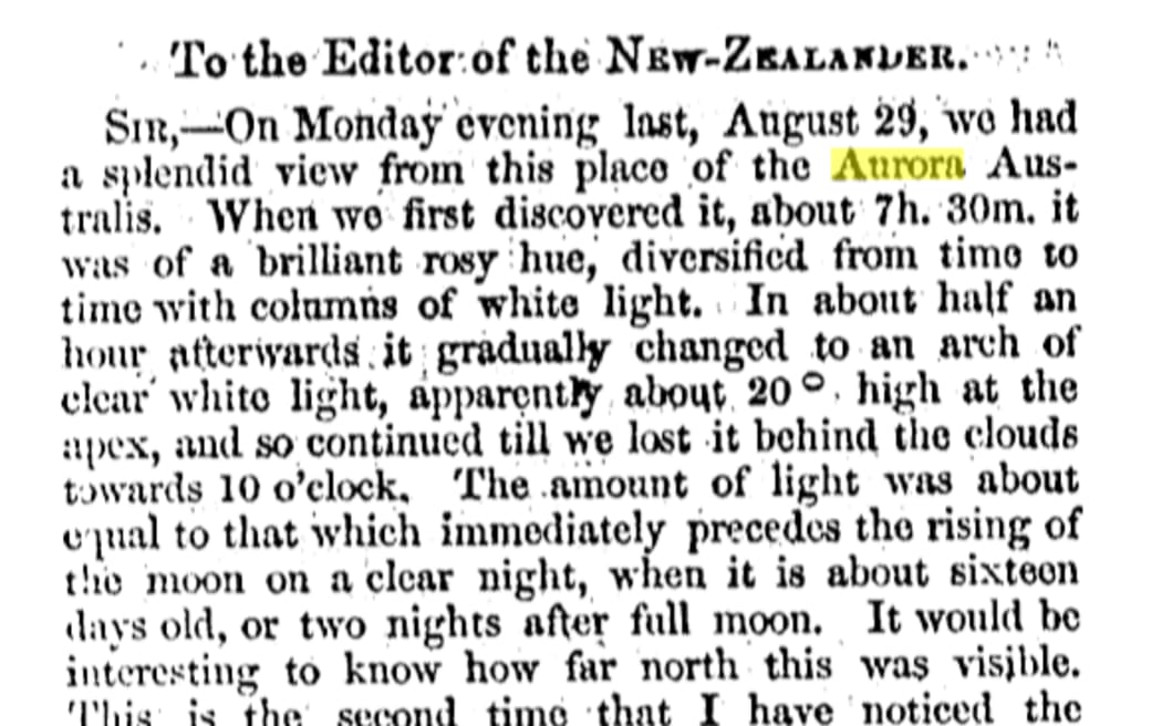An excerpt from a newspaper.