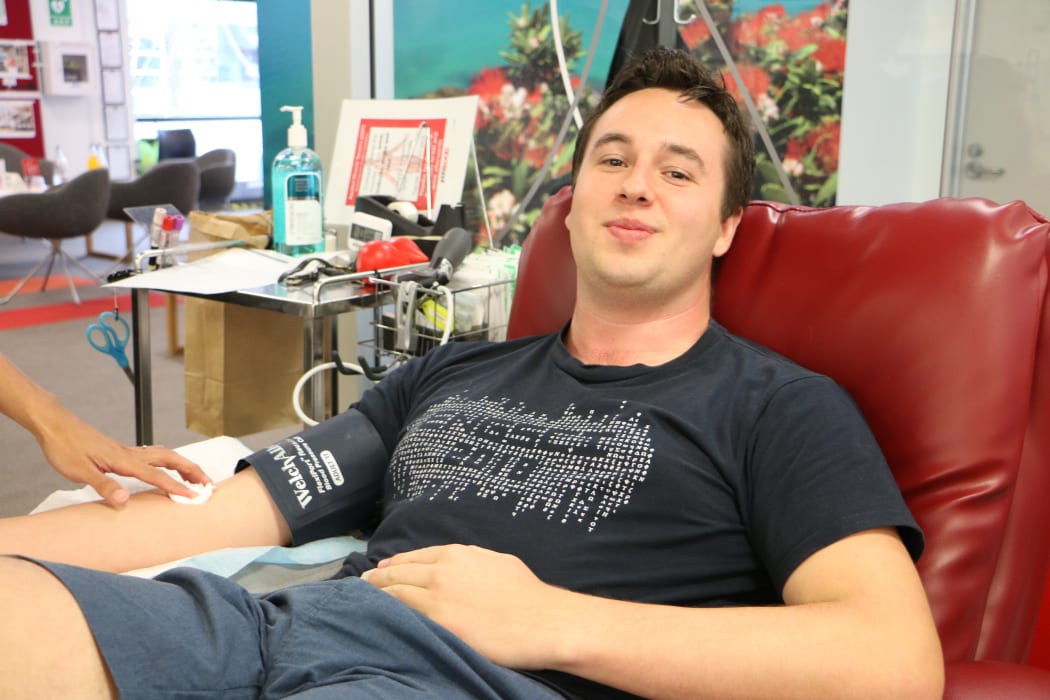 Carl Roughan is a first time donor.