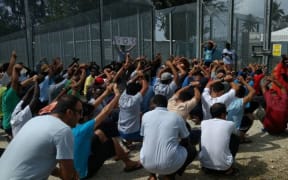 Manus Island protest 21-8-17