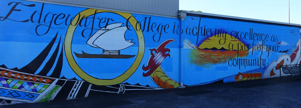 Edgewater College mural