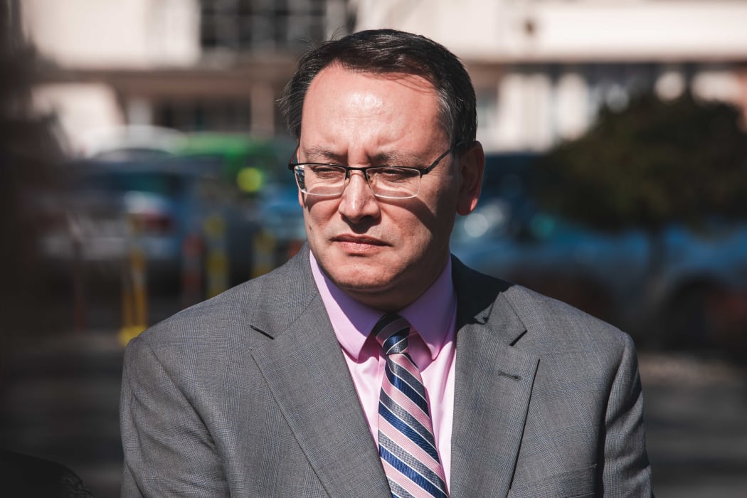 National Party's health spokesperson Dr Shane Reti at the party's announcement of a Hawke's Bay Hospital election promise on 8 September, 2020.
