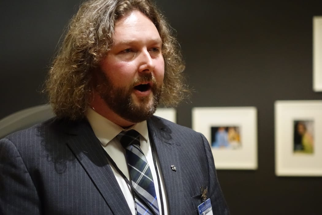 Len Lye curator Paul Brobbel.