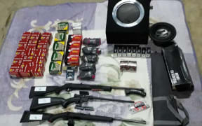 Guns and ammunition seized in Tonga
