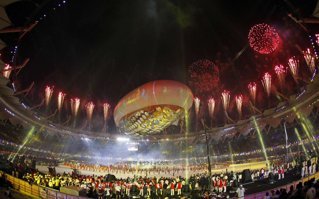 Opening Ceremony.. XIX Commonwealth Games, New Delhi, India.