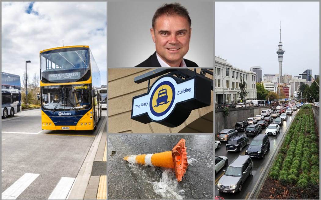 Various images of Auckland Transport services