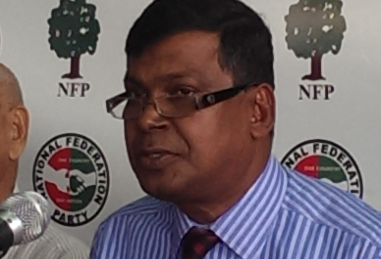 The leader of Fiji's National Federation Party, Biman Prasad