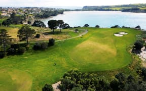 The closed Whangaparāoa golf course.