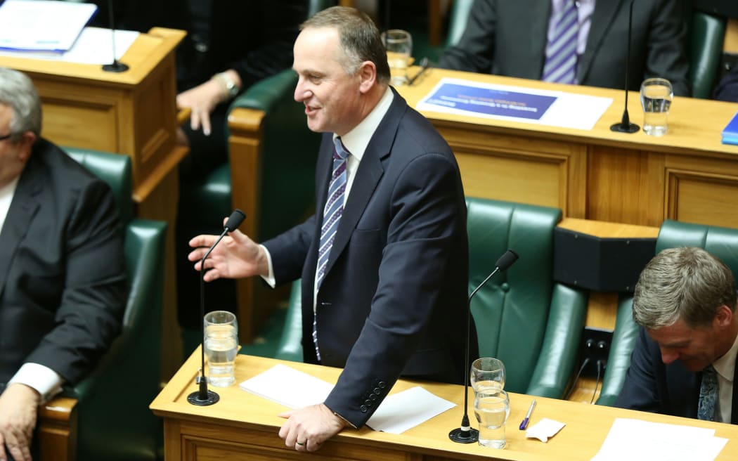 John Key announced his resignation in December last year.
