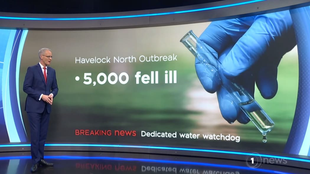 the water scoop on TVNZ1 News last Wednesday.