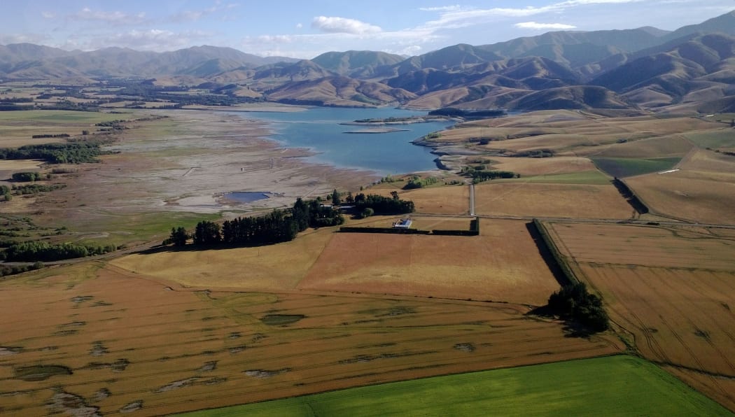 Drought conditions in mid-Canterbury, January 2015