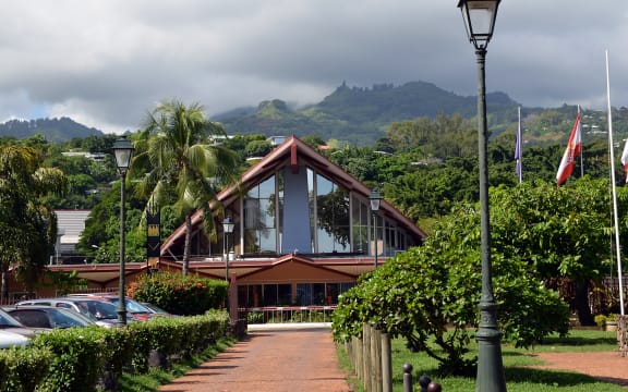 220414. Photo RNZ. French Polynesia. Tahiti, Papeete, territorial assembly, parliament