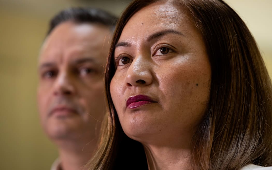 Green Party co-leaders Marama Davidson