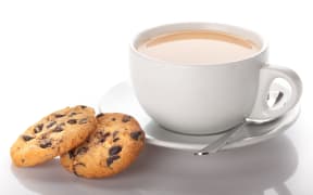 Cup of tea and biscuits
