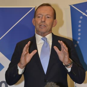 Australian Prime Minister Tony Abbott.
