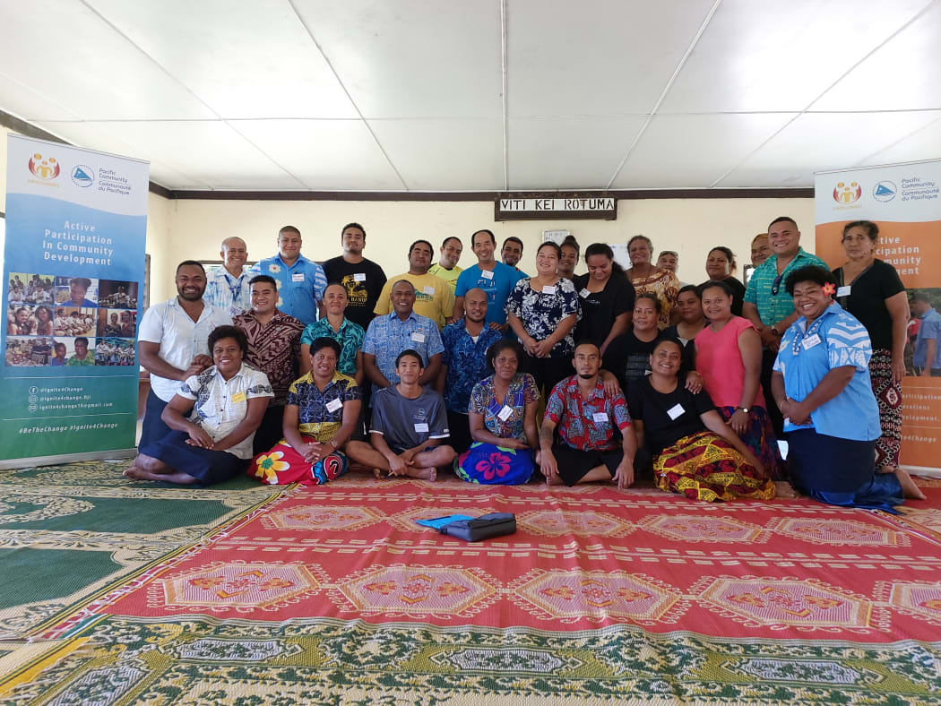 Participants of the Active Youth Participation in Community Development workshop in Rotuma