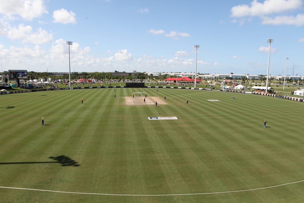 New Zealand play Sri Lanka in cricket in Florida.