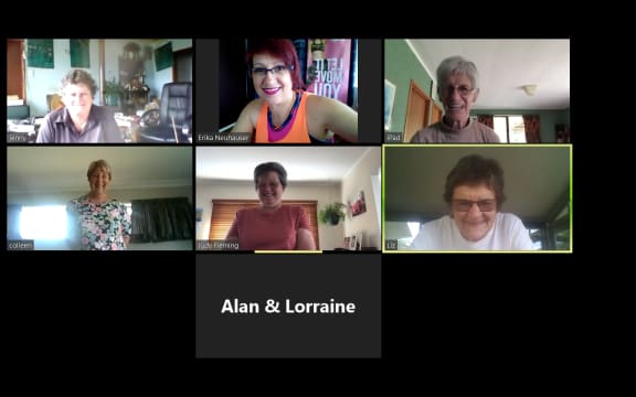 A screenshot for the Edgecumbe Zumba group.