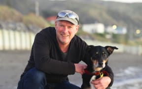 Mike White and his dog Cooper