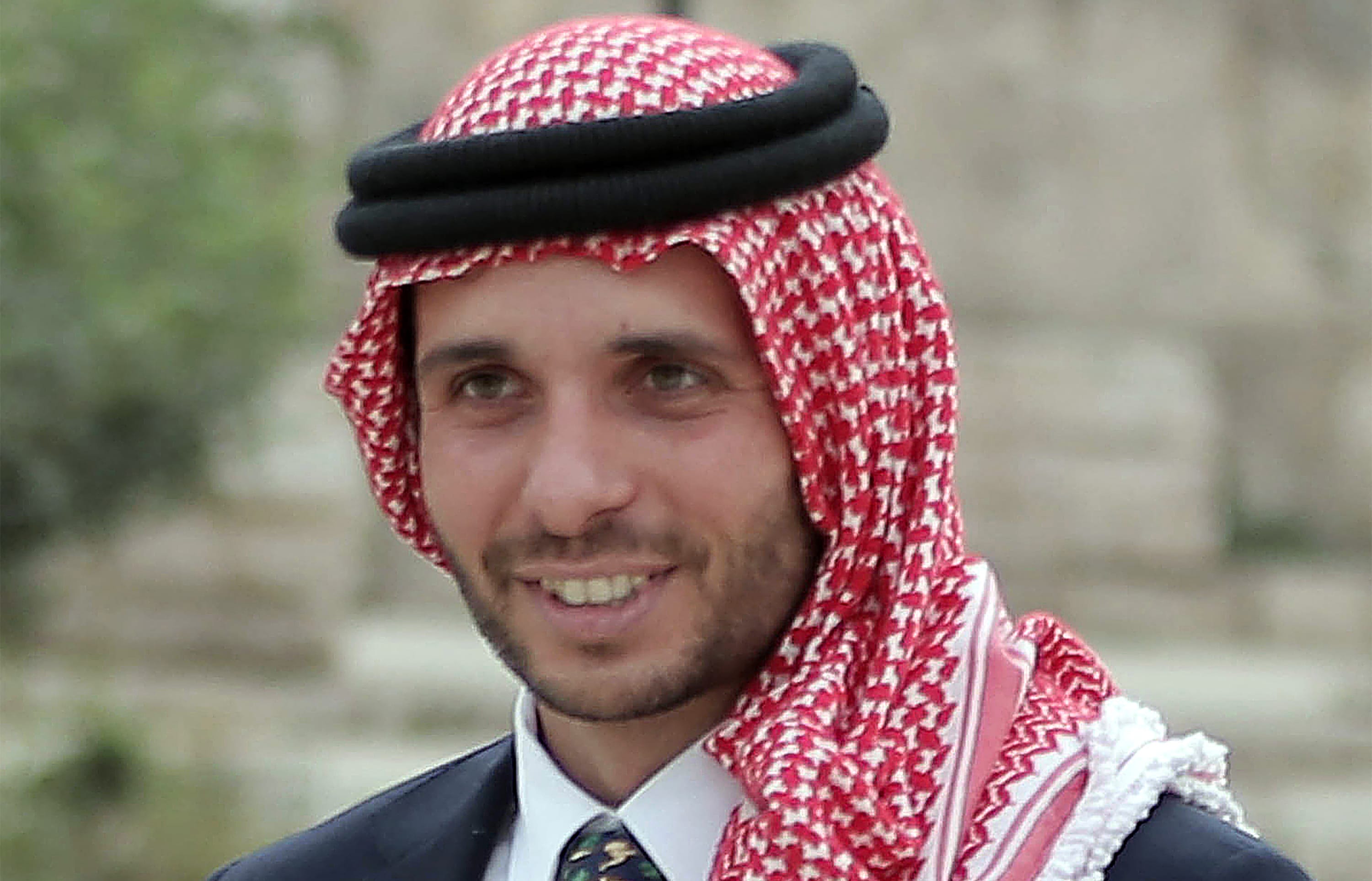 Jordan's Prince Hamzah bin Hussein attends a press event in Amman in September 2015.
