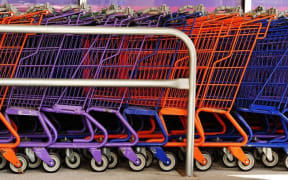 coloured trolleys