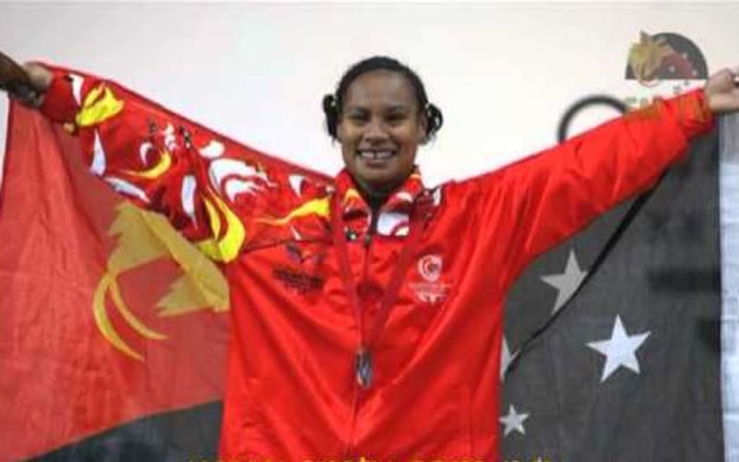 PNG weightlifter Dika Toua.