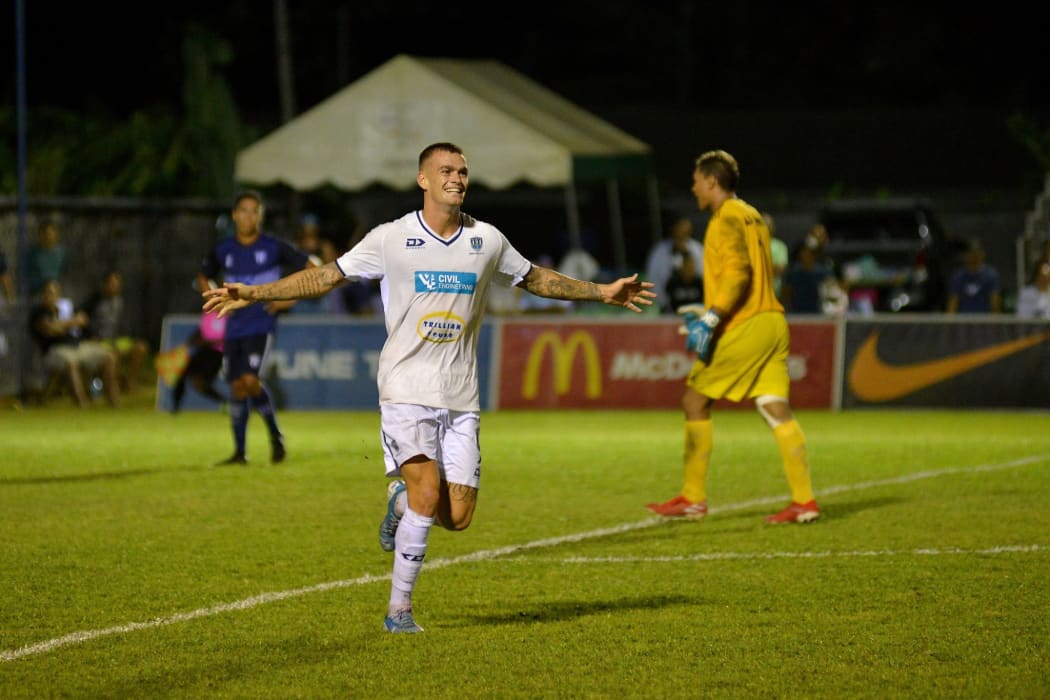 Myer Bevan broke the deadlock just before halftime.