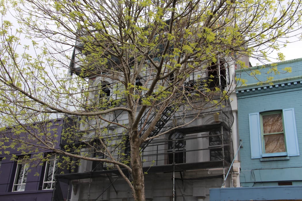 The Empire Tavern mid reconstruction