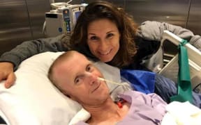 Nick Ashill said he probably would not be alive today if it were not for the skills of his wife Sarah who was in Cyprus but was on a hands free Skype call to him when the crash happened.