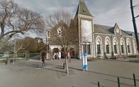 Canterbury Museum, at the entrance to the botanic gardens.
