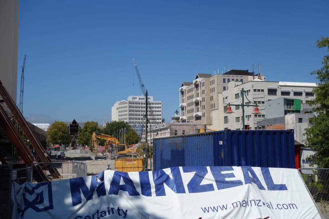 Mainzeal managed the demolition of the Clarendon Tower in Christchurch